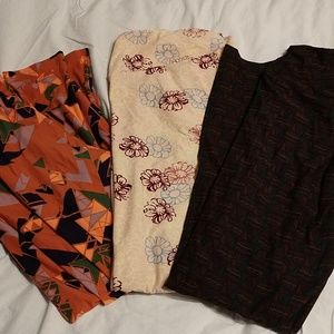 Lot of 3 lularoe leggings